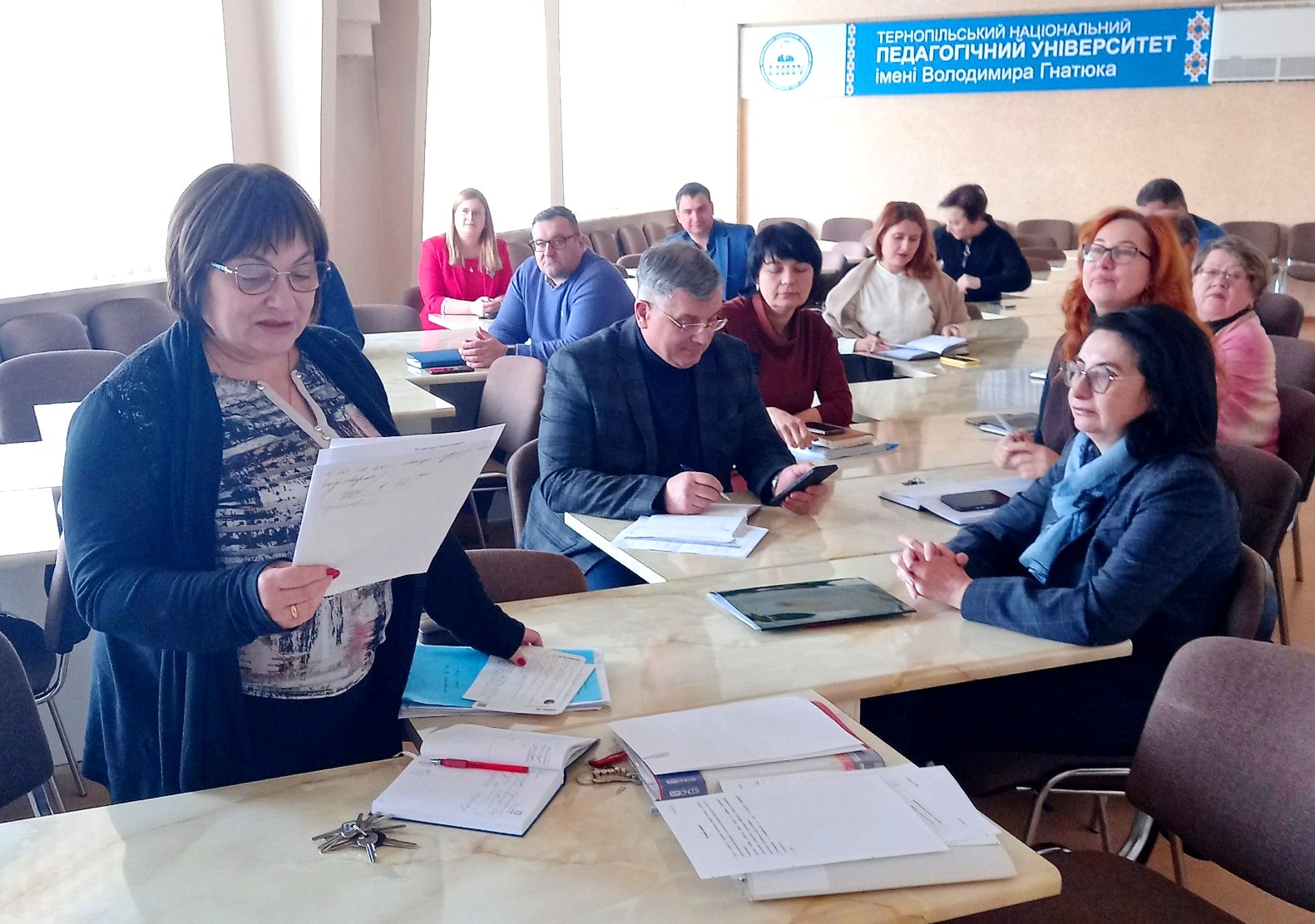 В процесі засідання